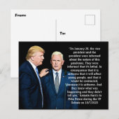 Kamala Harris Quote tijdens het VP-debat Briefkaart (Voorkant / Achterkant)