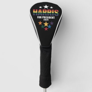 Kamala Harris Regenboog Gay Pride LGBT Verkiezing Golfheadcover