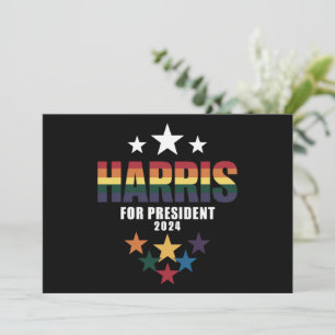 Kamala Harris Regenboog Gay Pride LGBT Verkiezing  Kaart