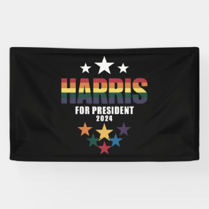 Kamala Harris Regenboog Gay Pride LGBT Verkiezing  Spandoek