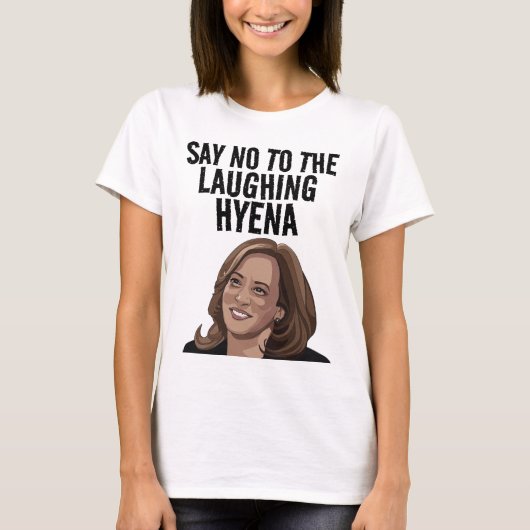 KAMALA HARRIS RIRE DE T-SHIRTS HYENA (Devant)