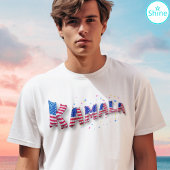 Kamala Harris Schattigee Amerikaanse vlag ballon a T-shirt