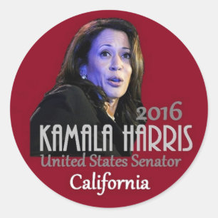 Kamala Harris Senaat 2016 Ronde Sticker