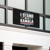 Kamala Harris Spandoek (Buitenkant Gebouw)