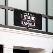 Kamala Harris Spandoek (Buitenkant Gebouw)