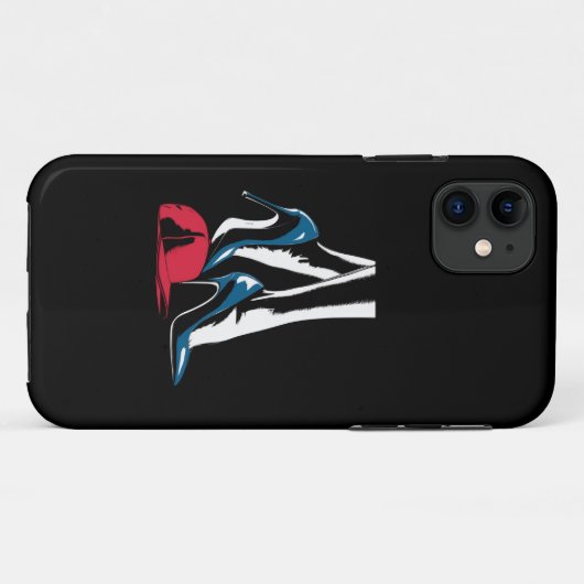 Kamala Harris stapt op maga-Pet Case-Mate iPhone Case (Achterkant (horizontaal))