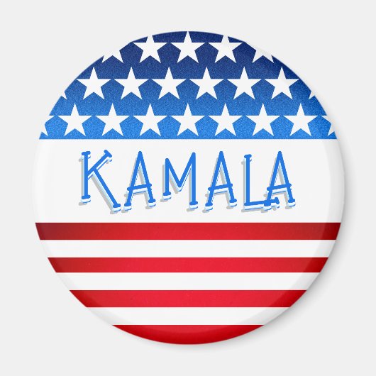 Kamala Harris Supporter Vrijwilliger Fans Aangepas Magneet (Voorkant)