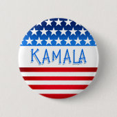 Kamala Harris Supporter Vrijwilliger Fans Aangepas Ronde Button 5,7 Cm (Voorkant)