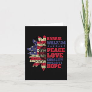 Kamala Harris Tim Walz 2024 Peace LGBT Harris Walz Kaart