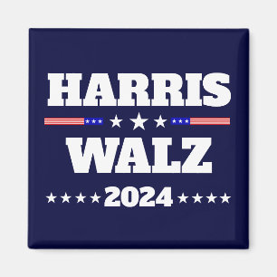 Kamala Harris Tim Walz 2024 US President Campaign Magneet