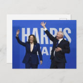 Kamala Harris Tim Walz Briefkaart (Voorkant / Achterkant)