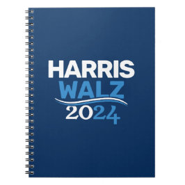 Kamala Harris Tim Walz Campagne 2024 Presidentieel Notitieboek