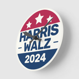 Kamala Harris Tim Walz campagne 2024 Presidentieel Ronde Klok