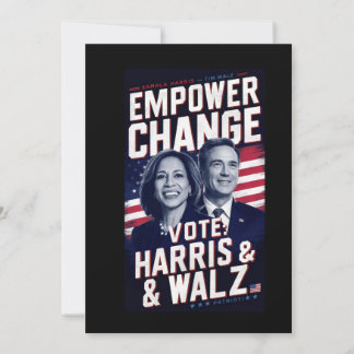 Kamala Harris & Tim Walz Kaart