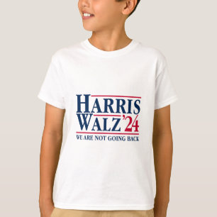 Kamala Harris Tim Walz VP We gaan niet terug! 1 T-shirt