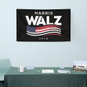 Kamala Harris Tim Walz Waltz Verkiezingen 2024 Spandoek (Beurs)