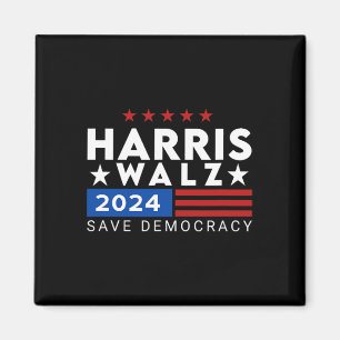 Kamala Harris Tim WAlzheimer V.p Vice-President 47 Magneet