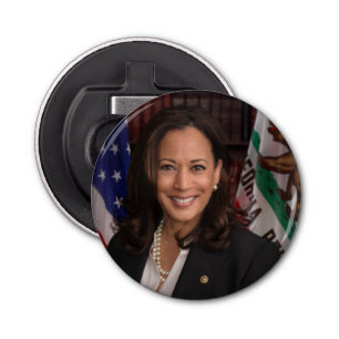 Kamala Harris US Vice President, Biden 2024 Button Flesopener