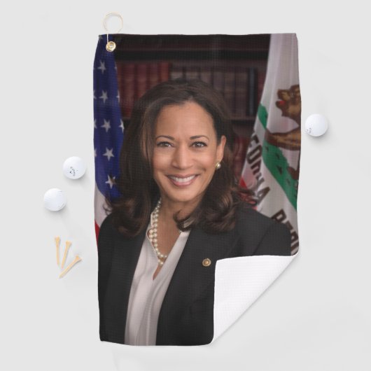 Kamala Harris US Vice President, Biden 2024 Golfhanddoek (Insitu)