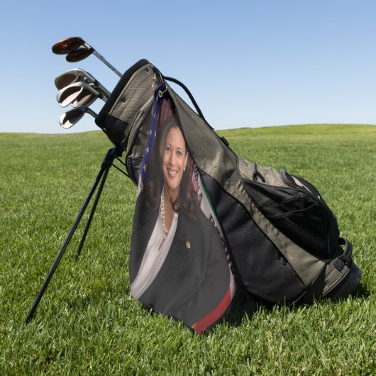 Kamala Harris US Vice President, Biden 2024 Golfhanddoek (Groen)