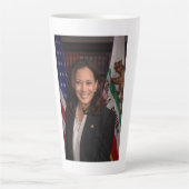 Kamala Harris US Vice President, Biden 2024 Latte Mok (Voorkant)