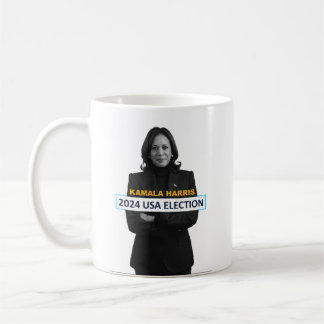 Kamala Harris USA 2024 Verkiezingen Koffiemok