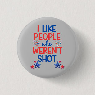 Kamala Harris verkiezing Grappig Anti-Trump Rood & Ronde Button 3,2 Cm