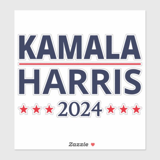 Kamala Harris Verkiezingen 2024 III Sticker (Vel)