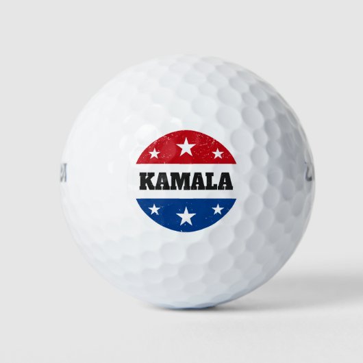 Kamala Harris Verkiezingen 2024 V Golfballen (Voorkant)