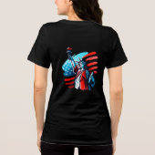 Kamala Harris - Vibrant Rainbow Tri-Blend Shirt (Achterkant)