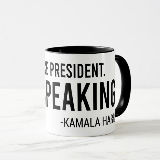 Kamala Harris, vice-President waar ik het over heb Mok (Voorkant rechts)