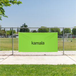 Kamala Harris voor Brat Spandoek