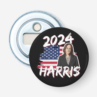 Kamala Harris voor de Amerikaanse verkiezingen van Button Flesopener