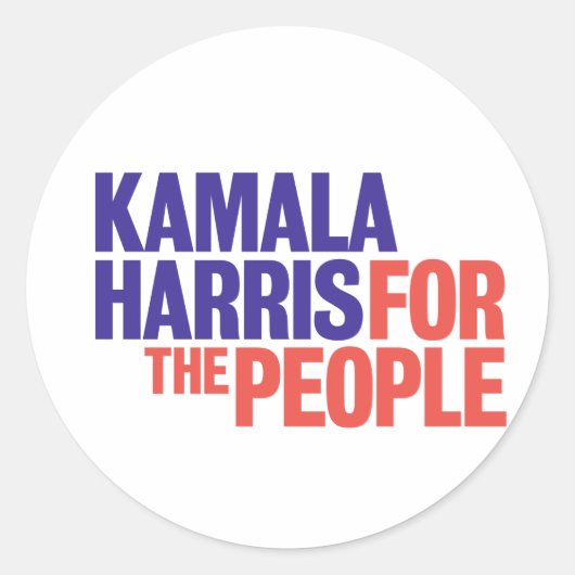 Kamala Harris voor de People Sticker (Voorkant)