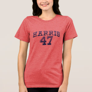 KAMALA HARRIS voor het 47e president van de Vereni Tri-Blend Shirt