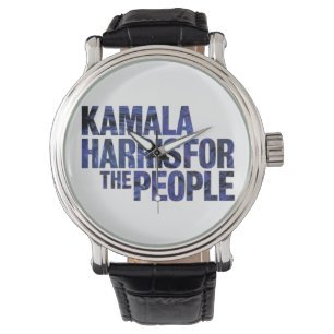Kamala Harris voor het People 2024 President Horloge