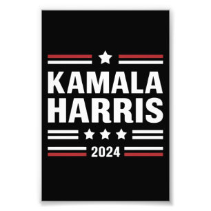 Kamala Harris voor het Volk 2024 President Foto Afdruk