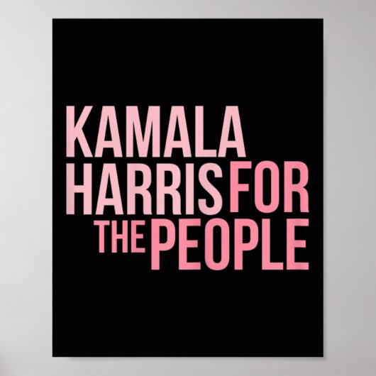 Kamala Harris voor het volk - aka 2020 Vice Presi Poster (Voorkant)