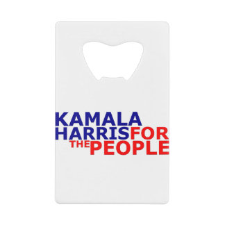 Kamala Harris voor het volk Kredietkaart Flessenopener
