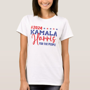 Kamala Harris voor het Volk President 2024 T-shirt