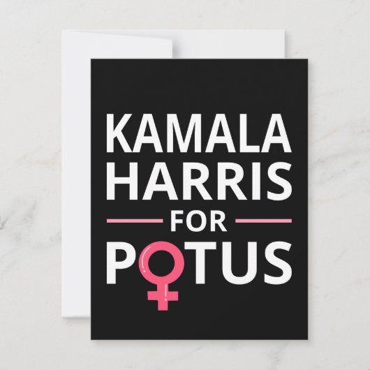 Kamala Harris voor POTUS I (Voorkant)