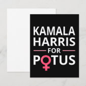 Kamala Harris voor POTUS I (Voorkant / Achterkant)