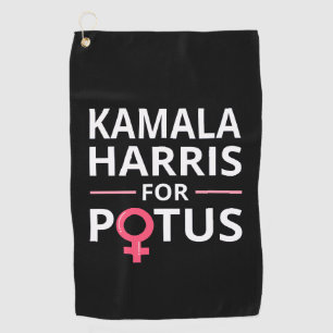Kamala Harris Voor POTUS I Golfhanddoek