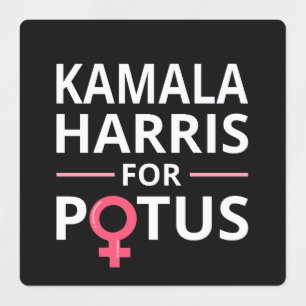 Kamala Harris Voor POTUS I Labels