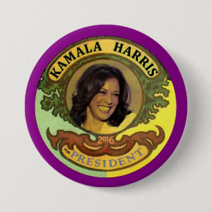 Kamala Harris voor President 2016 Ronde Button 7,6 Cm