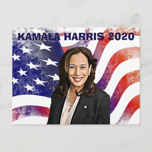 Kamala Harris voor President 2020 Briefkaart (Voorkant)