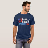 Kamala Harris voor President 2020 T-shirt (Voorkant volledig)