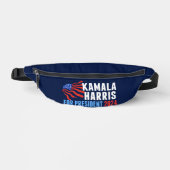 Kamala Harris voor President 2024 Blue Heuptasje (Voorkant)