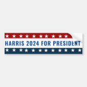 Kamala Harris voor President 2024 Bumpersticker (Voorkant)