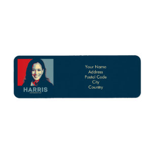 Kamala Harris voor President 2024 Etiket